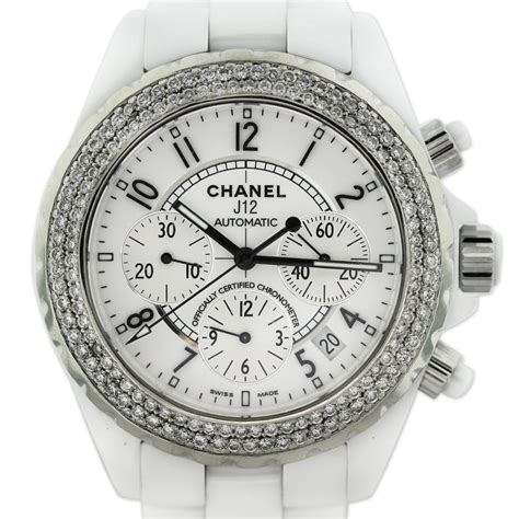 chanel j12 white with diamonds|chanel j12 diamond tourbillon price.